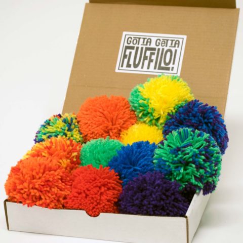 one-dozen handcrafted Fluffilos